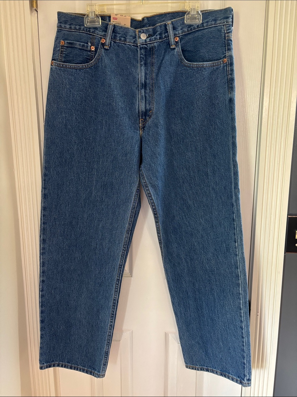 Levi's 550 Men's Straight-Leg Dark Blue Denim Jeans
